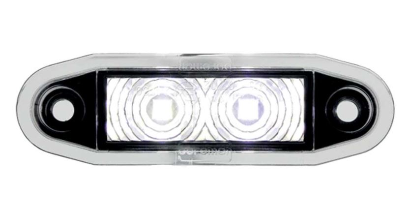 Boreman Easy Fit Flush Fit Marker Lamp RED CLEAR AMBER