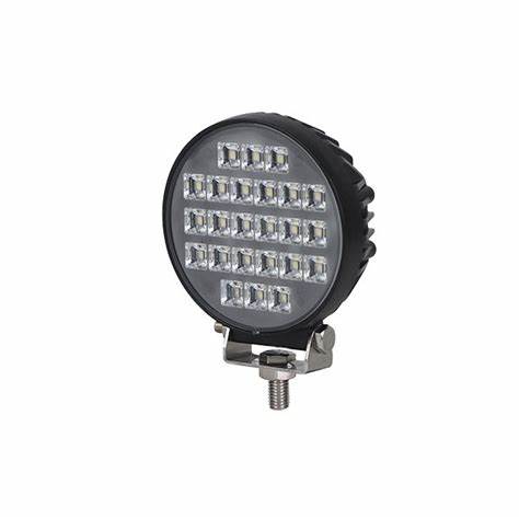 Durite 24 x 1W Hive Lens LED Round Work Lamp - 12/24V