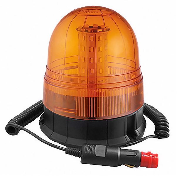 Magnetic Mount Multifunction Amber LED Beacon - 12/24V