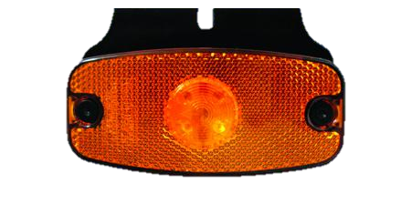 Boreman Amber Led Marker Lamp Inc BRK & 500mm Cable
