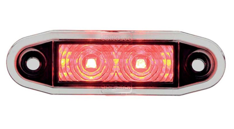 Boreman Easy Fit Flush Fit Marker Lamp RED CLEAR AMBER