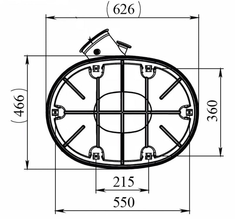 DINEX End Silencer 650mm