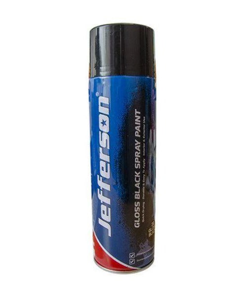 Gloss Black Spray Paint (500ml)