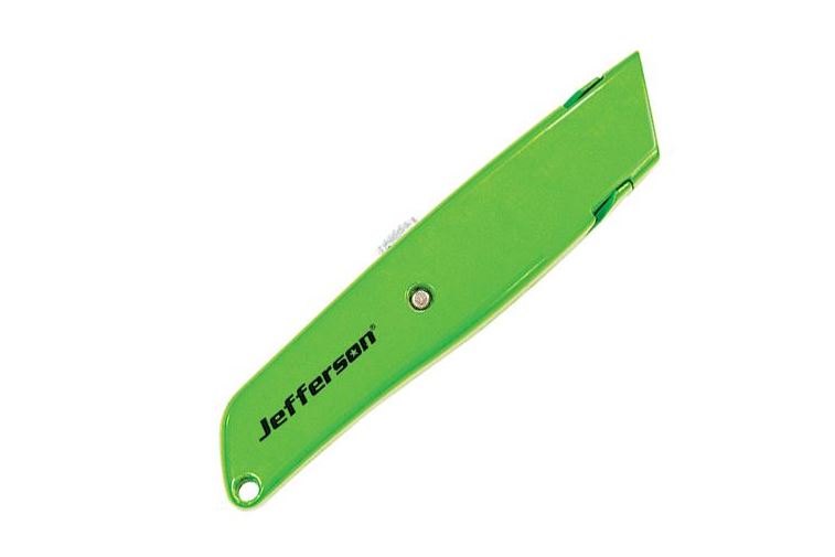 Jefferson Hi Vis Green Utility Knife