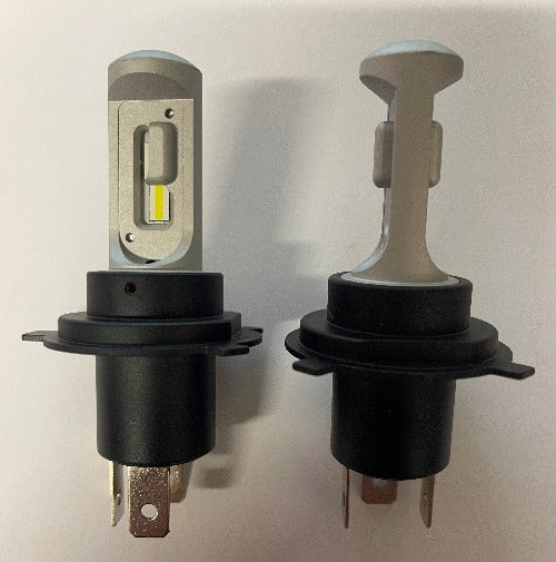 H4 ATOM LED Headlight Bulb Set 16W 6-32v (PAIR)