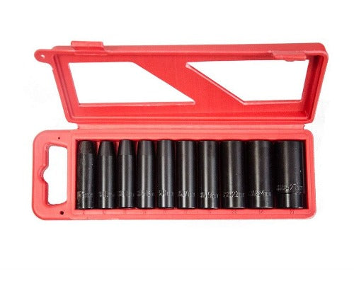 10 Piece 1/2" Deep Impact Socket Set